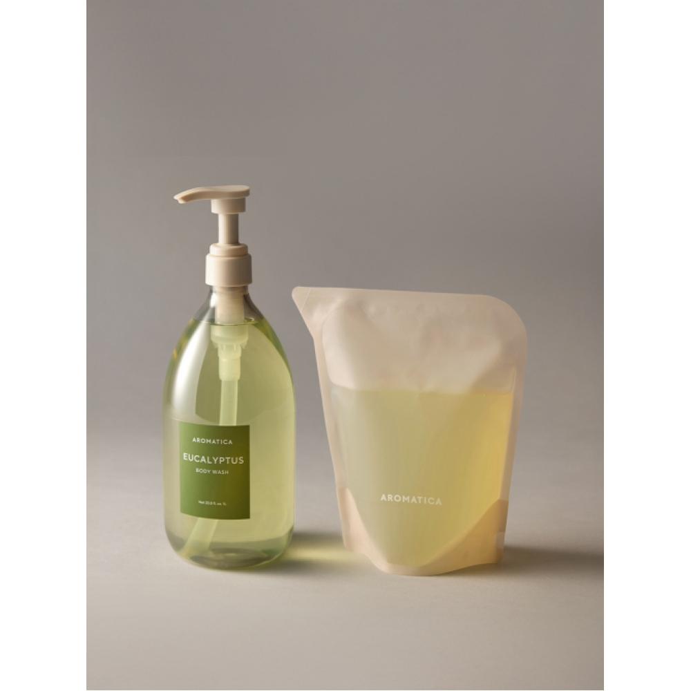 

Aromatica [large Capacity] Eucalyptus Body Wash Main Item+refill Set NONE