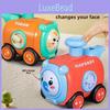 Elephants Tigers Koalas Dogs Plastic Animal Toy Car With Whistle And Inertia Motion For Kids Playroom
