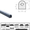 D-Shaped Silicone Sealing Strip: High-Temperature, Water-Retaining, Self-Adhesive, Anti-Collision, Shock-Absorbing for Doors & Windows