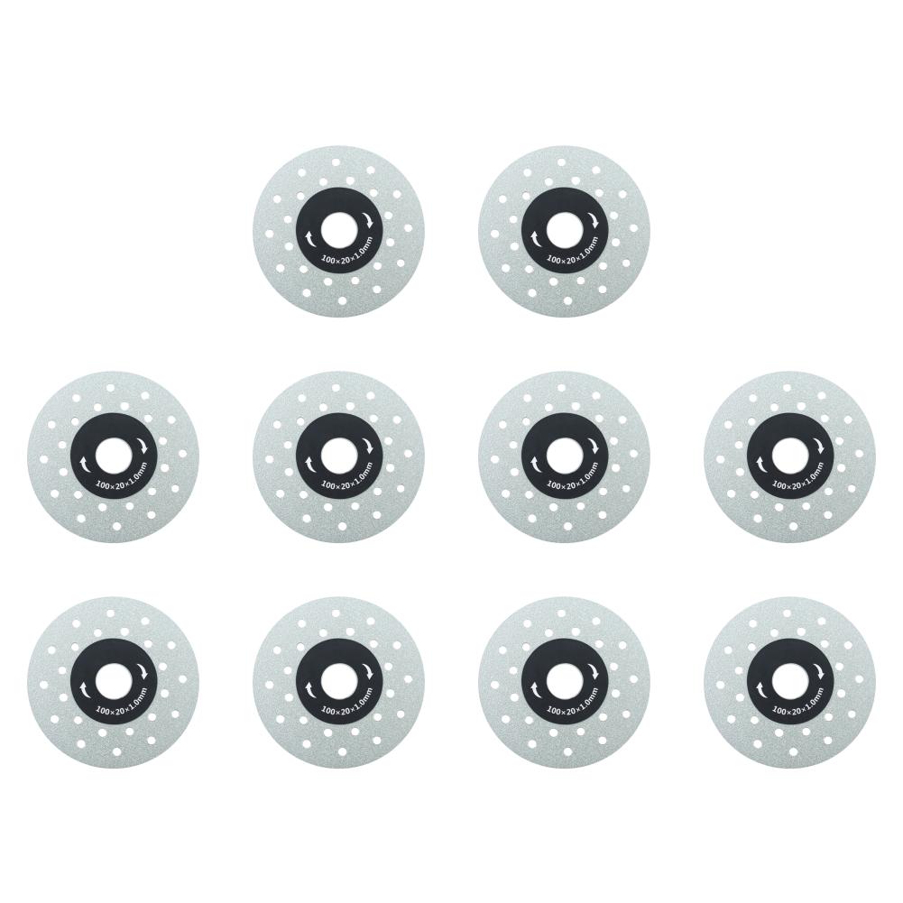 1-10PCS 100mm Cutting Disc Diamond Rock Slabs Grinding Disc Slate For Angle Grinder Polishing Cutting Disc Ultra-thin Saw Blade
