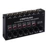 Mini 6-Channel Stereo Audio Mixer Musical Instrument Mixer Electric Wind/Electric Guitar/Electronic