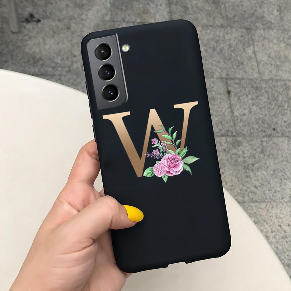 Für Samsung S21 5G Hülle S21 Ultra Plus Niedliche Buchstaben Abdeckung Für Samsung Galaxy S21 Plus 5G S21+ S 21 Ultra Handyhüllen Weiche Fundas