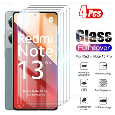Tempered Glass Screen Protector for Xiaomi Redmi Note 13 Pro 4G 5G Xiami Xaomi Xiomi Redmy Readmi Note13 13Pro Clear Protective Film