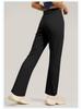 Juyi Tang Women's High-Waist Slimming Yoga Pants: Peach, Loose Straight Leg, Tall Fit, Hip Lifting Design