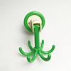 1PC 360 Degrees Rotating Folding Hook Self-Adhesive Suction Cup Hooks Rotating Kitchen Utensil Holder
