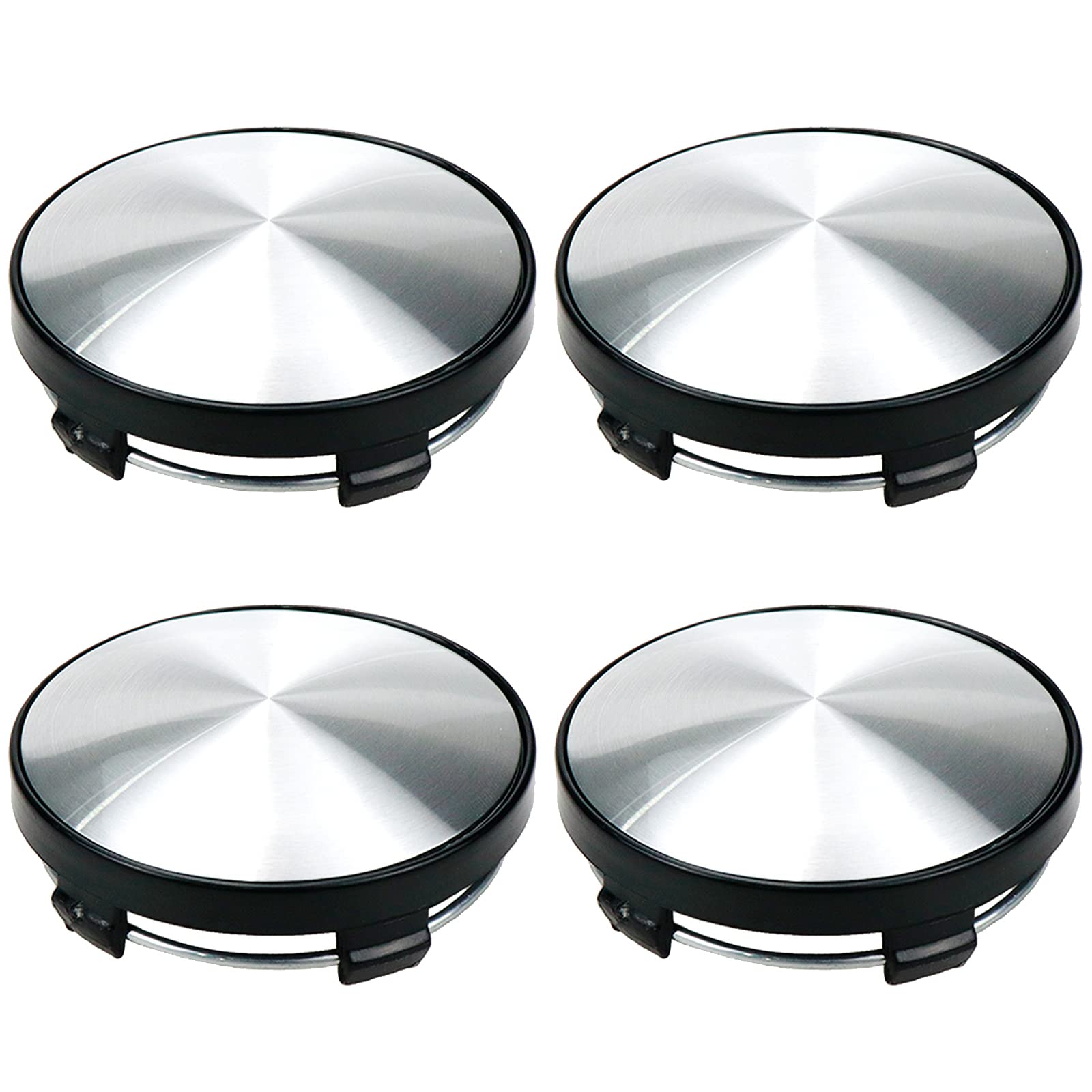 

Modengzhe 4pcs Plastic Snap-in Wheel Center Hub Caps with Holes 60mm OD 55mm Inner Outer 60MM, Inner 58MM чорний