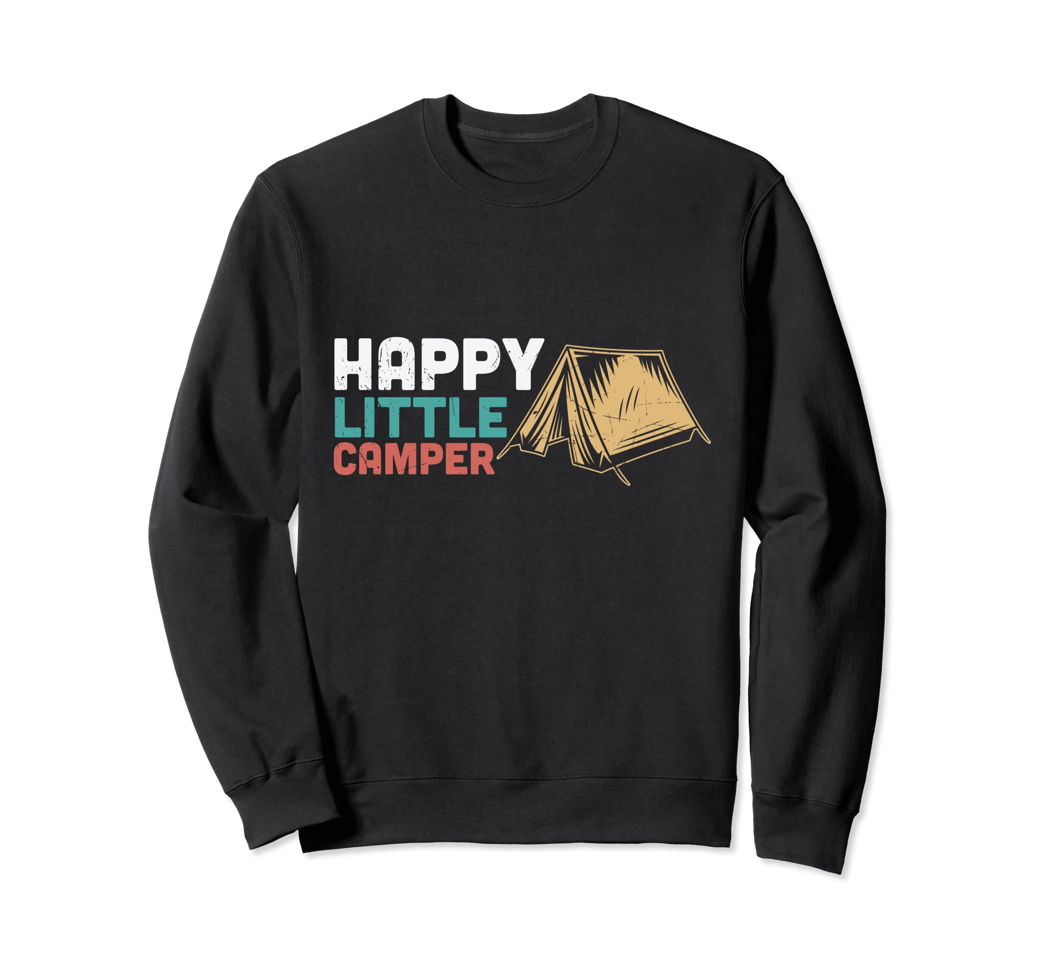 

Палаточный лагерь Happy Little Camper Летний лагерь Девочки Мальчики Дети Толстовка