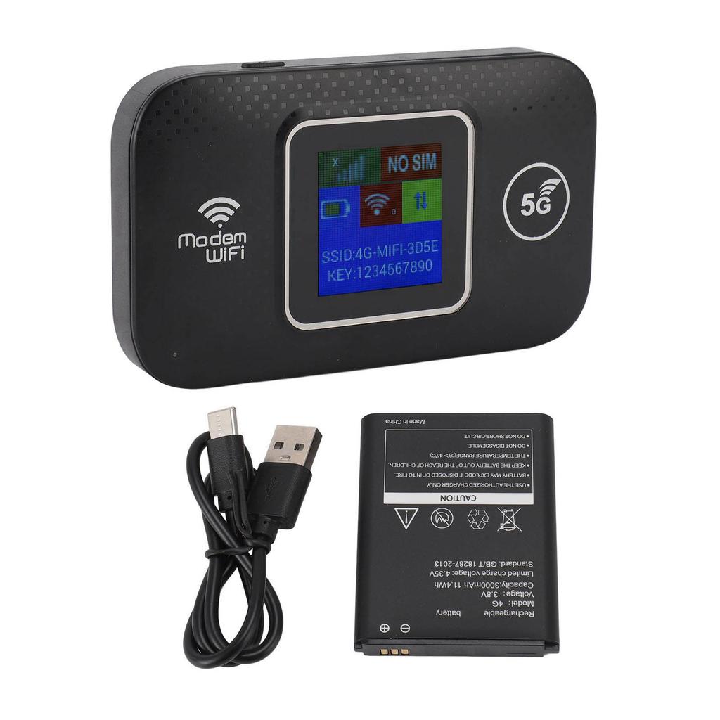 4G LTE Portable WiFi Wireless Router USB Powered 300Mbps High Speed Sharing Up to 10 WiFi Devices 4G Mobile WiFi for