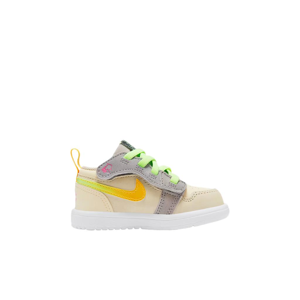Jordan 1 Leather Low Alt Sneaker Baby Sneaker Yellow HQ5776-001