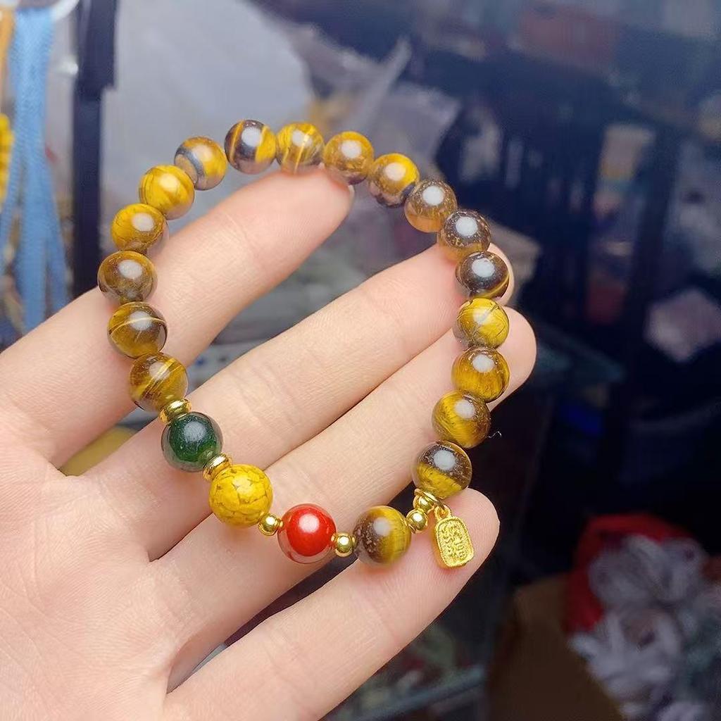 Exquisite Unisex Tiger Eye Stone Fashion Bracelet