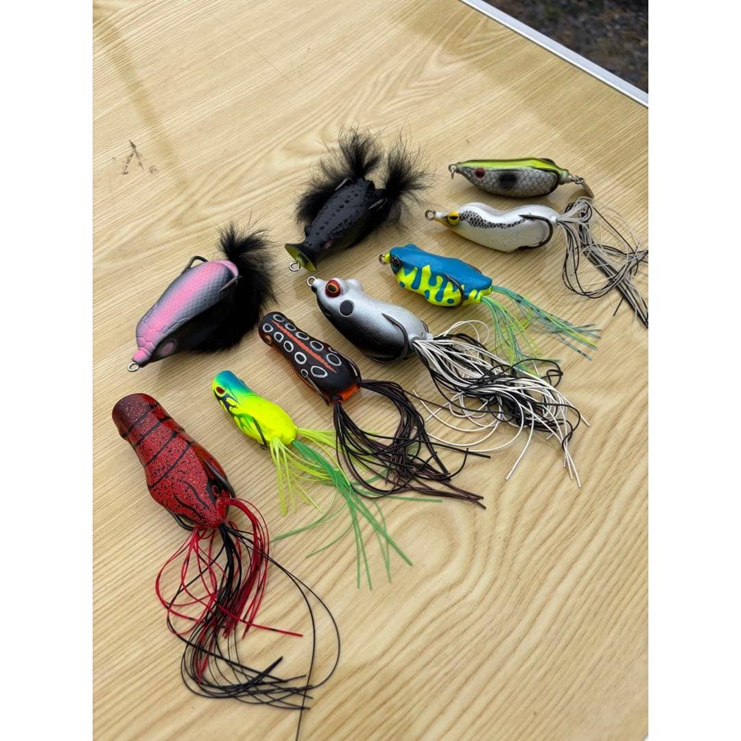 Used bass frog lure