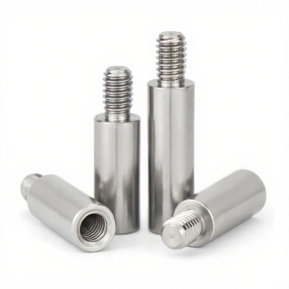 Gewindeadapter Verlängerungsstange 304 Edelstahl Schleifanschlussstange Maschinen Zubehör