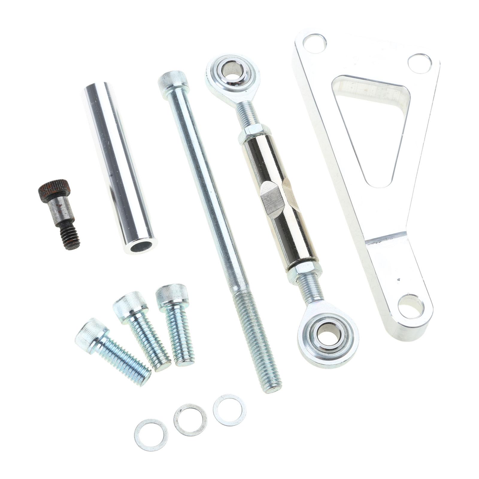 

SBC Alternator Bracket Long Water Pump Lwp Metal Alternator Bracket Kit Polished for Chevy- SBC350 Small Block Engine