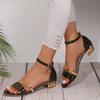 Fashion Women High Heels Sandals 2025 New Fashion Party Shoes for Women Comfortable Open Toed Thin Heels Sandals Designer Luxury Sandals