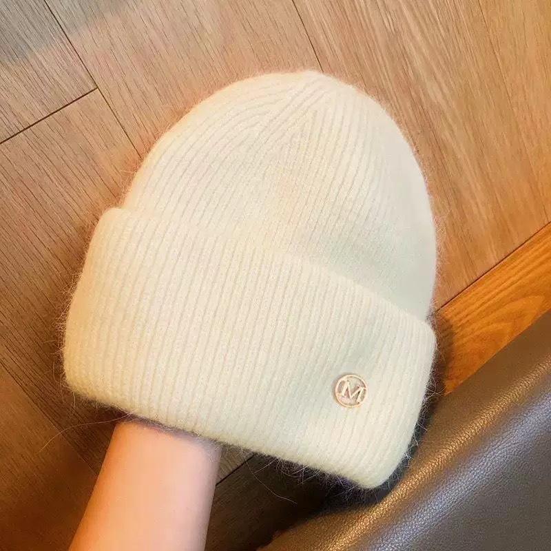 Czapka dzianinowa dziecięca nowa jesień i zima aksamitna pogrubiona wszechstronna wełniana czapka duży obwód głowy czapka wciągana ciepła ochrona uszu czapka zimowa