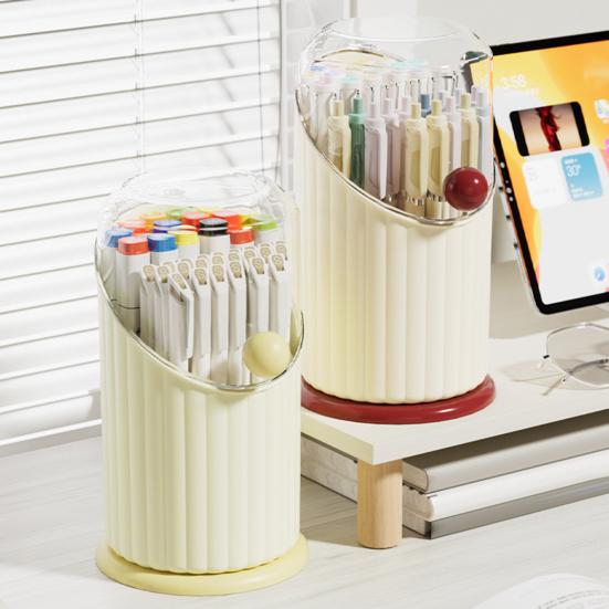 Makyaj Fırçası Tutucu 3 Bölmeli Kozmetik Düzenleyici Şeffaf Toz Geçirmez Kapaklı Makyaj Fırçaları Fincanı Kalemlik Makyaj Masası Kaş Kalemleri Eyelinerlar için