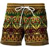 Cartoon Music Colorful Graffiti Beach Shorts Men 3d Print Swim Trunks Summer Surf Board Shorts 80s 90s Street Short Pants