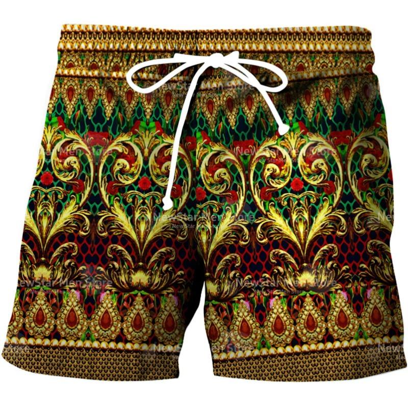 Cartoon Music Colorful Graffiti Beach Shorts Men 3d Print Swim Trunks Summer Surf Board Shorts 80s 90s Street Short Pants