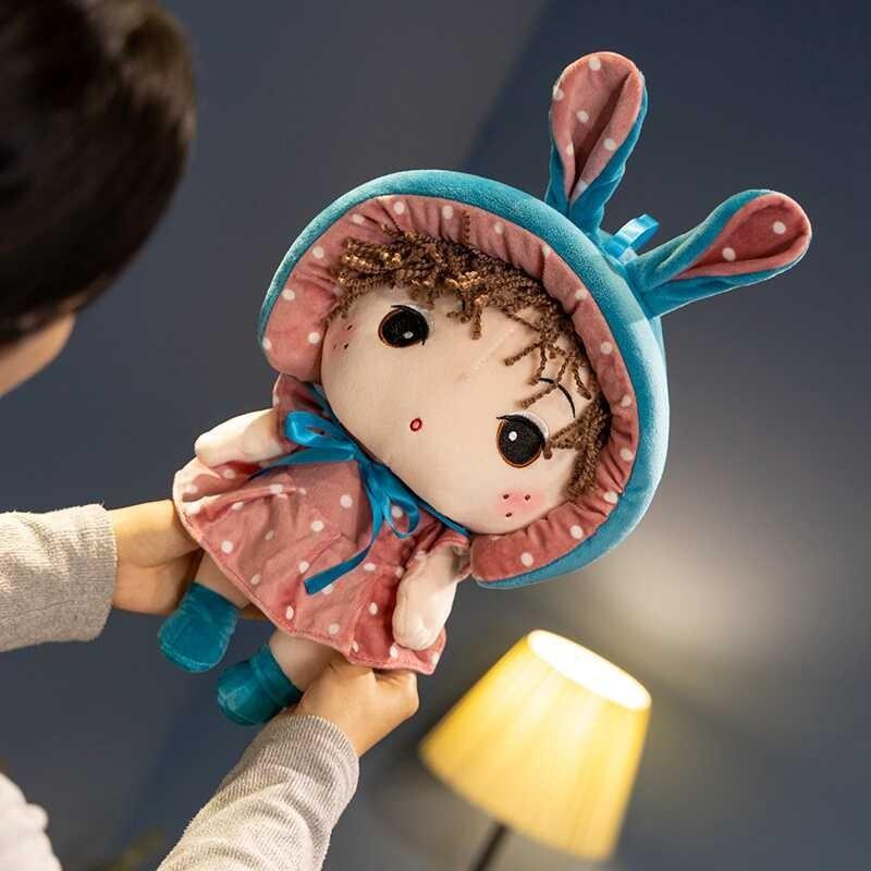 Plüschtier Prinzessin Puppe Weiches Kuschelkissen für Kinder und Kleinkinder Komfortgeschenk