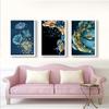 Poster For Living Room Decoration Modern Style Wall Art Decoration Canvas Oil Painting Peacock Elk Goldfish Flower Canvas Pictures