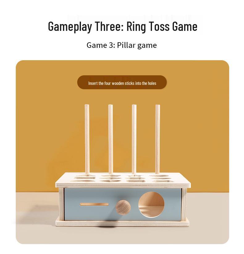 Montessori Educational Toy: Multifunctional Shape & Bead Recognition Set