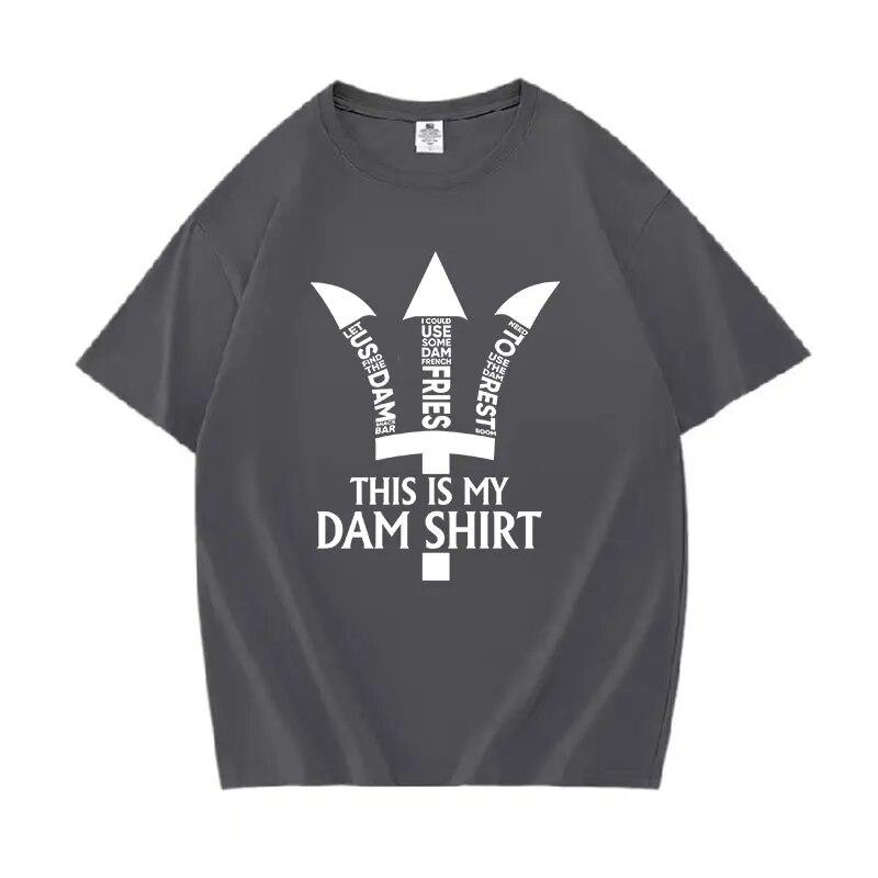 This Is My DAM Percy Jackson Graphic T Shirt Unisex Fashion O-Neck Clothing T-shirts Unisex Casual 100% Cotton Oversized T-shirt
