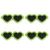 10pcs/bag Acrylic Heart-Shaped Glasses DIY Crafts To Make Jewelry Accessories
