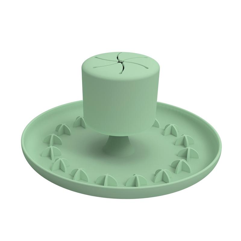 Pet Dog Toy Leaky Food Device Puzzle Dog Leaky Food Ball Slow Food Tray Silicone Leaky Food Toy