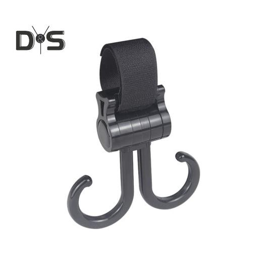 

Крючок для детской коляски Удобный, прочный, несущий нагрузку Простая в использовании крепежная лента Прочный крючок с длительным сроком службы чёрный