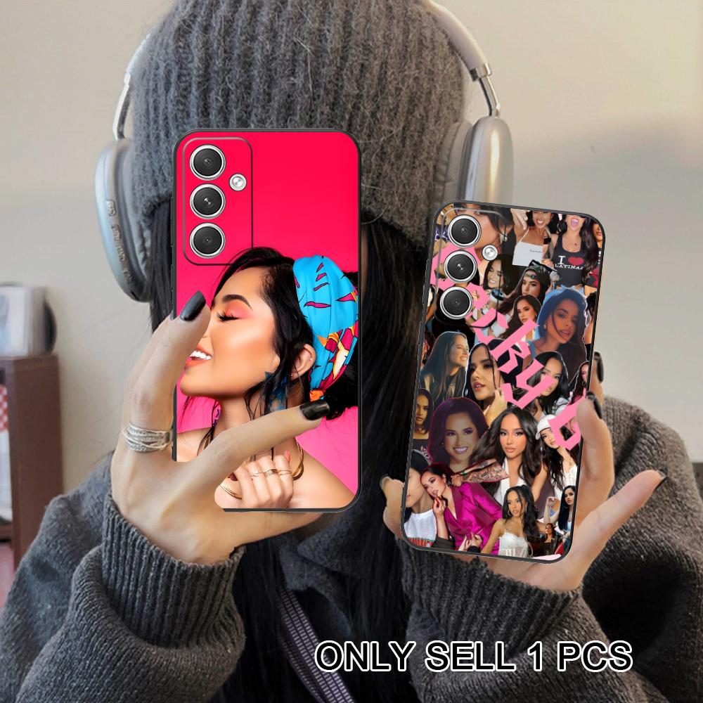 Fashion Becky G Matte TPU Mobile Phone Case for Samsung Galaxy S26 S25 S24 S23 S22 S21 S20 Note20 Plus FE Ultra Colorful Cover