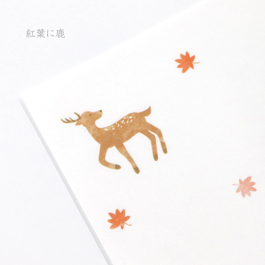 SAIEN Kaishi Autumn Leaves and Deer No.3063