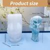 Skull Shaped Silicone Molds for Candle Soap Fondant Decoration, Chocolate Candy, Halloween Present, Epoxy Resin Molds