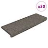 Self-Adhesive Stair Mats Sisal-Look 30 Pcs. 65X21X4 Cm