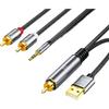 Biyaiz Audio & Video Converter Cables