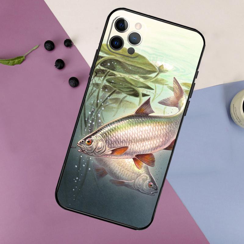 

Fish Fishing Phone Case For iPhone 17 16 15 14 11 12 13 Pro Max Plus 12 13 mini 16e 17 Air Bumper Cover iPhone 14 Pro