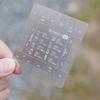 Portables Coffees Grinds Reference Card Compacts 16 Level Coffees Grinds Scale for Travel Enthusiasts