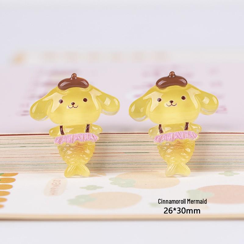 Sanrio Mermaid Resin Accessories DIY Phone Case & Clog Patches