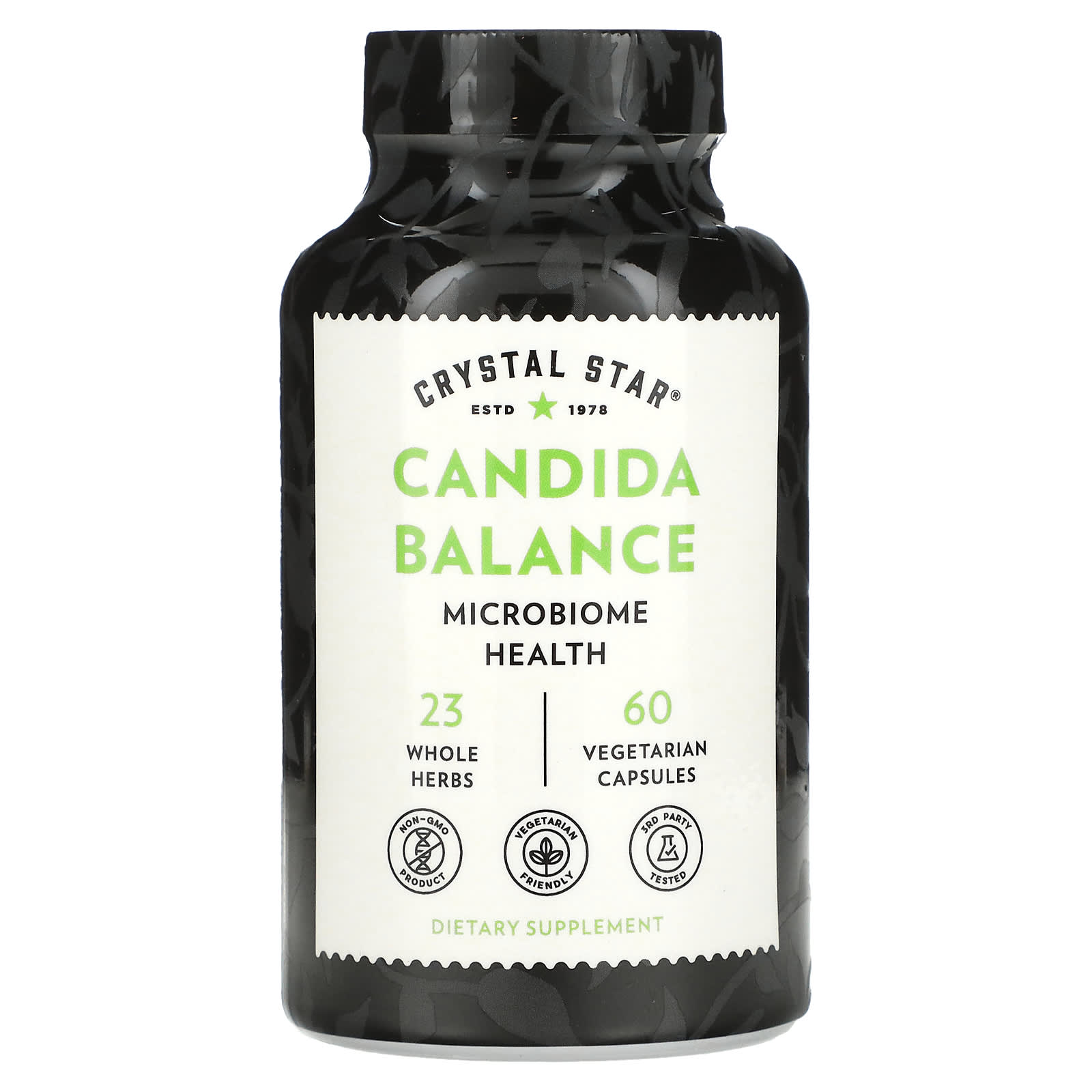 

Crystal Star, Candida Balance, 60 Veggie Capsules