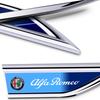 For Alfa Romeo For Alfa Romeo Giulia Stelvio MiTo Giulietta 147 156 159 166 4C Car Chrome Car Body Side Doors Blade Auto Sticker