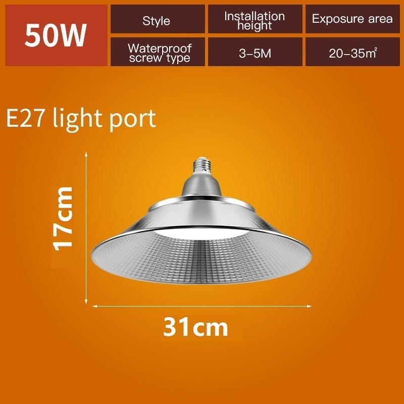 High Power High Bay Light Super Bright Industrial LED Ceiling Lamp Factory Warehouse Garage Stadium Lighting Wide Beams Lights