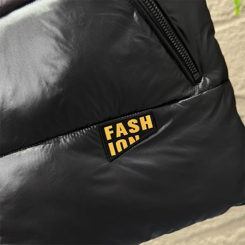 Ärmellose Winterparkas für Herren, Oberteile mit Kapuze, Übergröße, lässige dicke warme schwarze Weste für Herren-Oberbekleidung