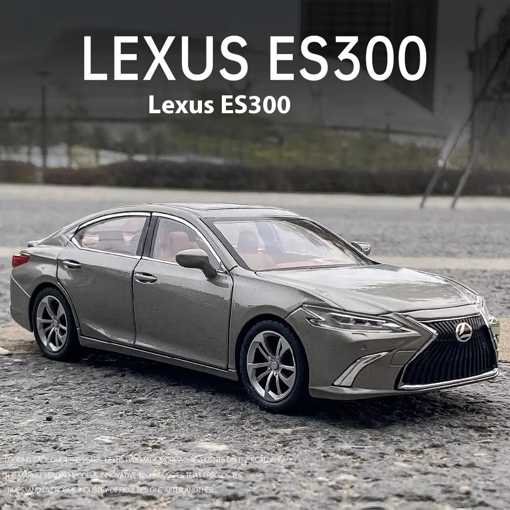 Nowy 1:24 Lexus ES300 Duży luksusowy sedan klasy executive ze stopu metali odlewany model samochodu dźwięk i światło seria pull back prezent urodzinowy