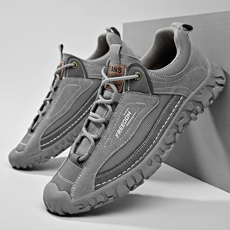 Модные мужские туфли на шнуровке из натуральной кожи — фото 4