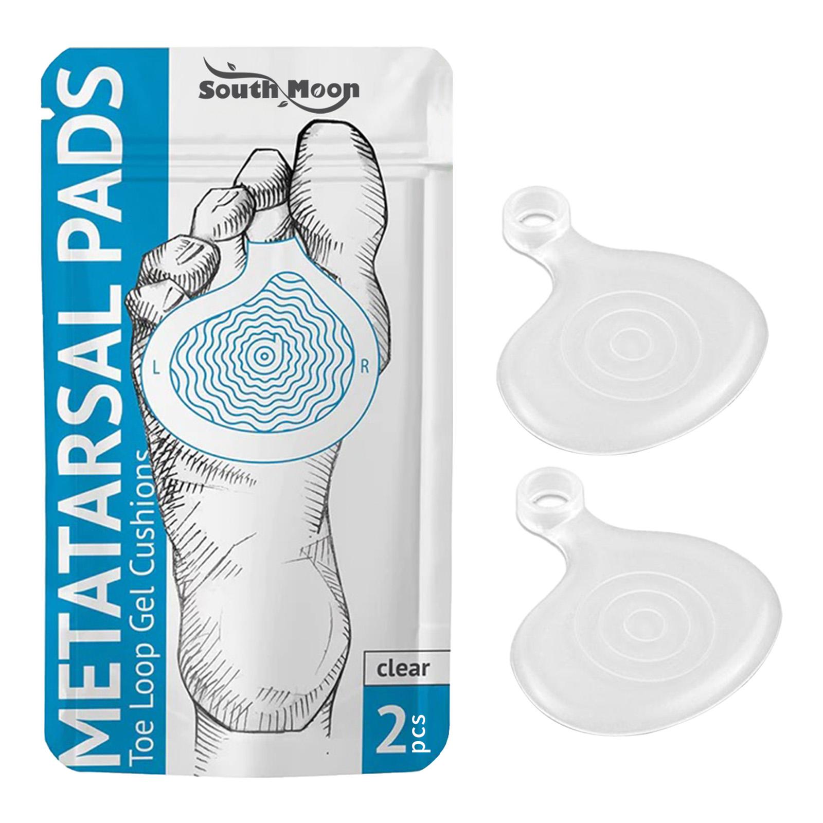 

SOUTH MOON SOA08-A059-2-BU1 1 Pair Metatarsal Pads Forefoot Pressure Reducer Toe Loop Gel Cushions A