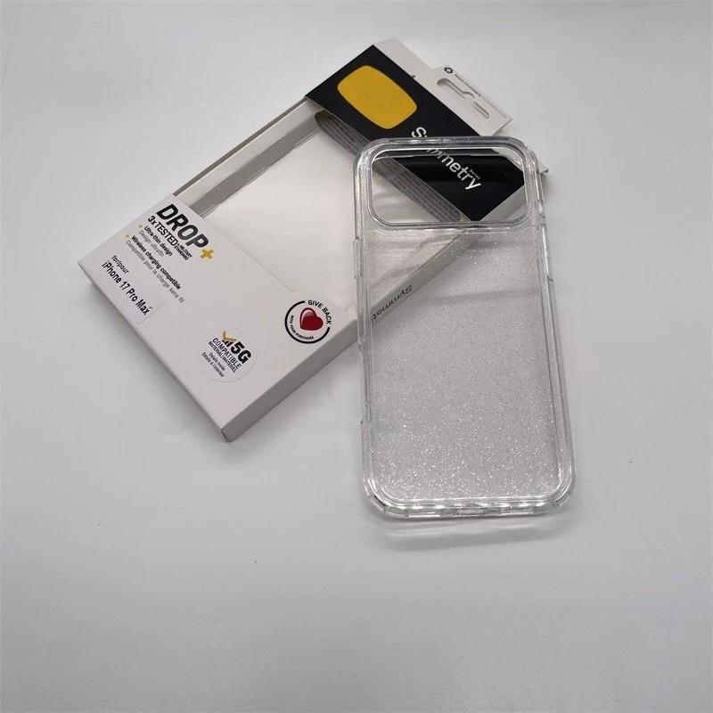 Symmetry Series Klare Handyhülle Für IPhone 17 Pro Max Air 16 15 14 13 12 Transparent Glitzer Ott BOX Sturzsichere Hülle