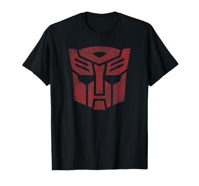 Camiseta Transformers Autobots Logotipo Clássico Desgastado