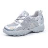 Fashion Women's White Sneakers 2025 Spring New Breathable Mesh Hollow Sports Shoes Outdoor Comfortable Fashion Non Slip Casual Shoes