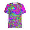 Abstract Colorful Liquid Trippy Pattern T Shirt For Men Summer Casual Round Neck Short Sleeve Tees Women Tops 3d Printed T-Shirt