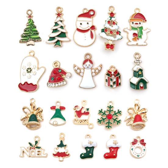 1 Set Christmas Style Pendant Decor Exquisite Stylish Alloy Delicate DIY Pendant for Girls