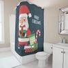 TU Christmas Shower Curtain Holiday Festive Xmas Bathroom Decor Set Waterproof Holiday Home Decor Gift Present Pattern for Women
